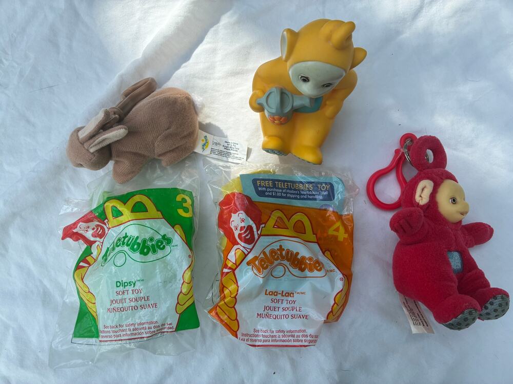 McDonalds BK Happy Meal Toys - Teletubbies Lot of 5 NOS VTG 2000